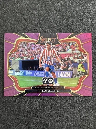 Julian Alvarez 2025 Panini Select Purple Prizm /125