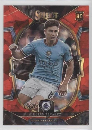 Julian Alvarez 2022 Panini Select Red Ice Prizm