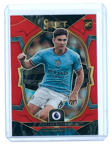Julian Alvarez 2023 Panini Select Red Prizm