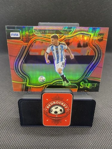 Julian Alvarez 2022 Panini Select Red Prizm /202