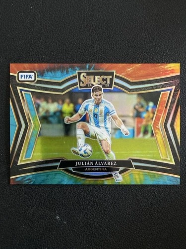 Julian Alvarez 2024 Panini Select Tie-Dye Prizm /25