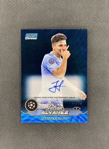 Julian Alvarez 2023 Topps Stadium Club Chrome /75