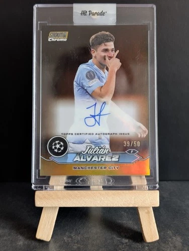 Julian Alvarez 2023 Topps Stadium Club Chrome Gold /50