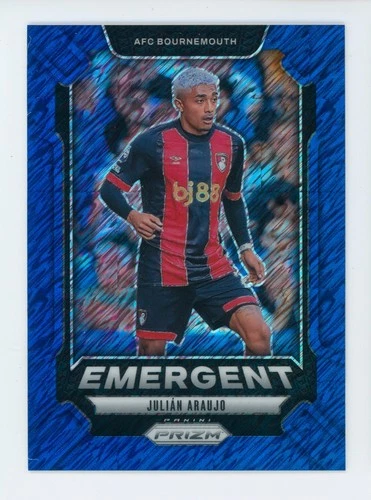 Julian Araujo 2024 Panini Prizm Blue Shimmer /8