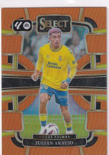 Julian Araujo 2023 Panini Select La Liga Orange Prizm /49