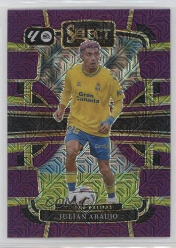Julian Araujo 2023 Panini Select Purple Mojo Prizm