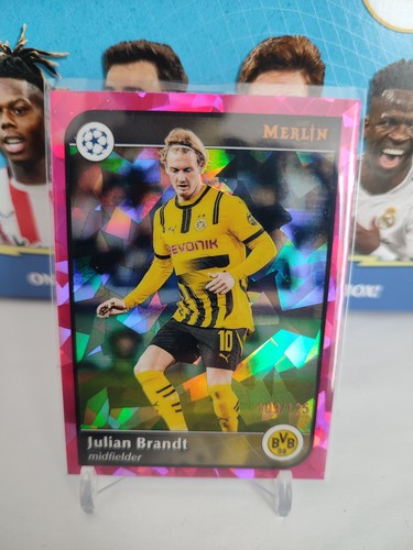 Julian Brand 2024 Topps Merlin Chrome Magenta Atomic /125