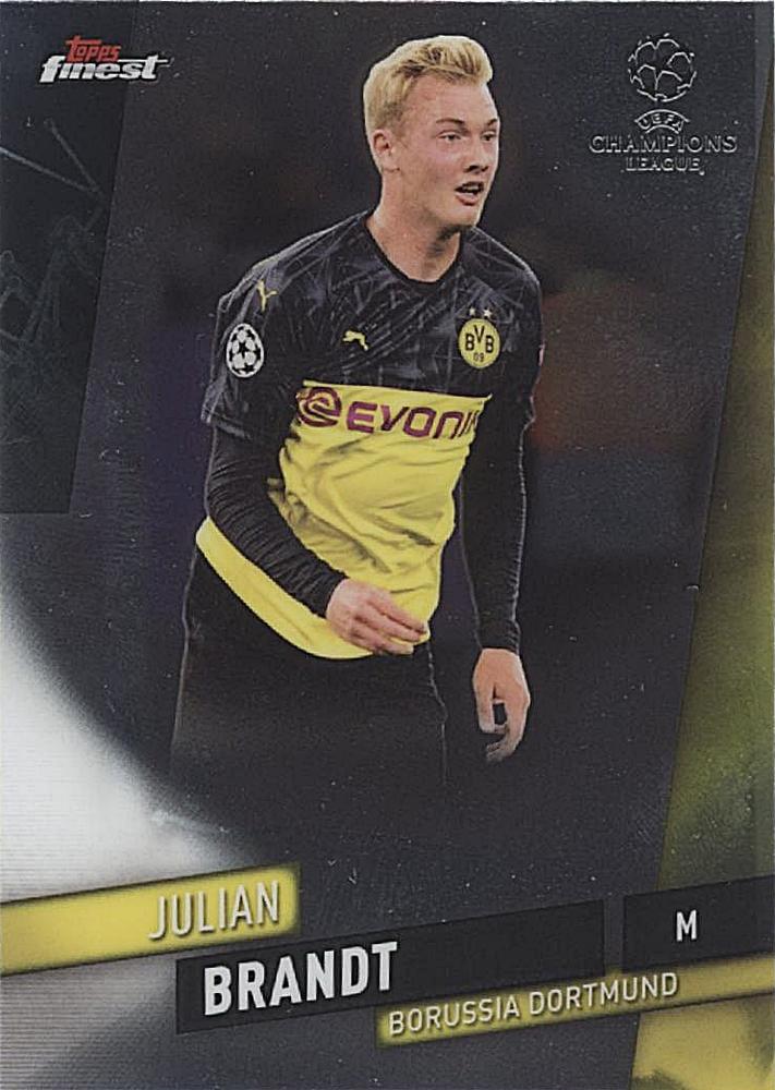 Julian Brandt 2019 Topps Finest UEFA 19