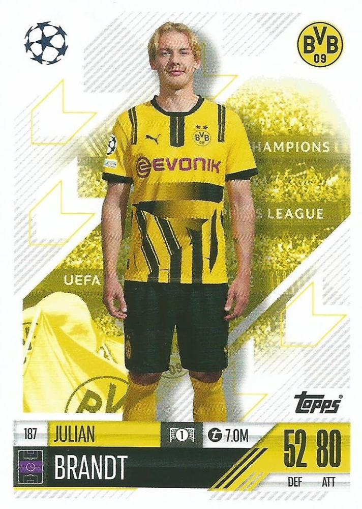 Julian Brandt 2024 Topps Match Attax UEFA Club Competitions