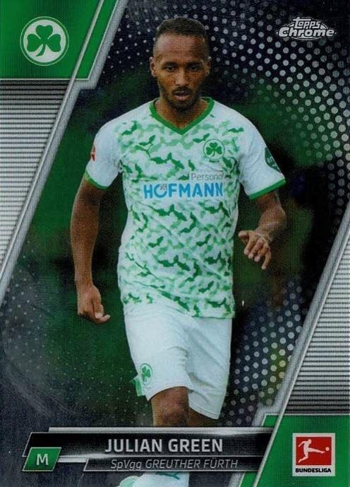 Julian Green 2021 Topps Chrome Bundesliga 47