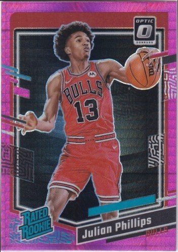 Julian Phillips 2023 Panini Donruss Optic Pink Prizm
