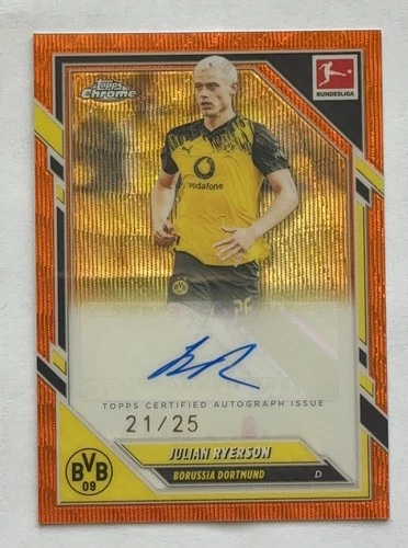 Julian Ryerson 2025 Topps Chrome Orange /25