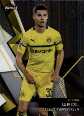 Julian Weigl 2018 Topps Finest UEFA 18
