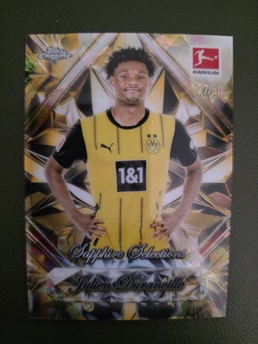 Julien Duranville 2025 Topps Chrome Gold /50