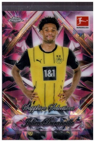 Julien Duranville 2024 Topps Chrome Sapphire 1/1