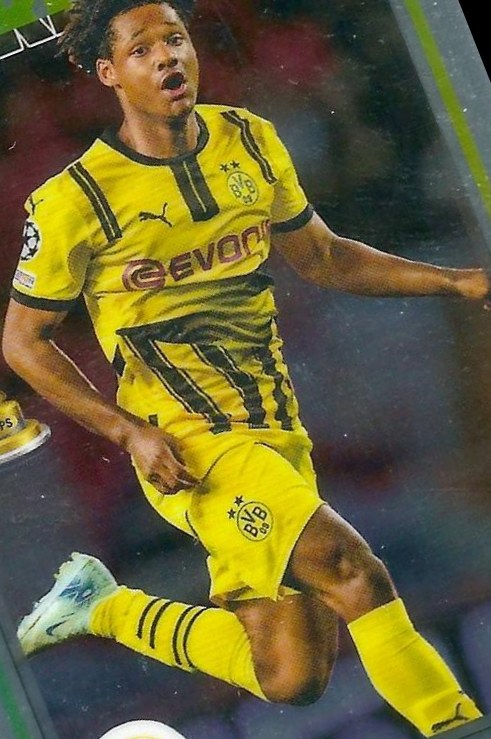 Julien Duranville 2024 Topps Chrome UEFA Club Competitions