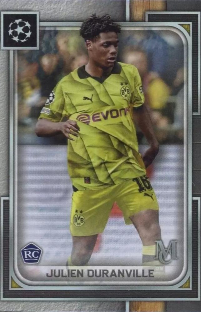 Julien Duranville 2023 Topps Museum Collection UEFA Champions League