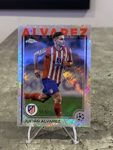 Julián Alvarez 2024 Topps Chrome Toppsfractor /52