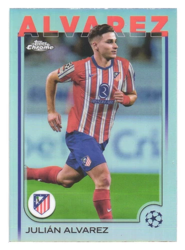 Julián Álvarez 2024 Topps Chrome Refractor