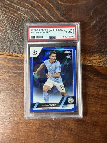 Julián Álvarez 2022 Topps Chrome Sapphire