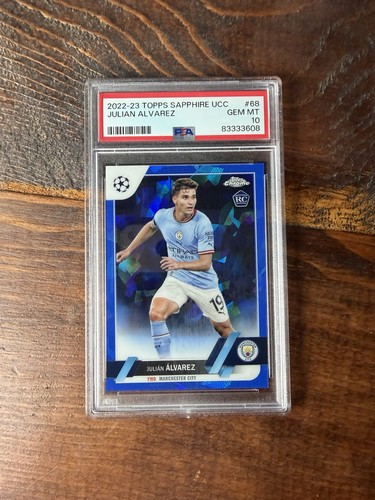 Julián Álvarez 2022 Topps Chrome Sapphire