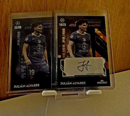 Julián Álvarez 2025 Topps Knockout 16/25