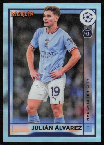 Julián Álvarez 2023 Topps Merlin Chrome Refractor