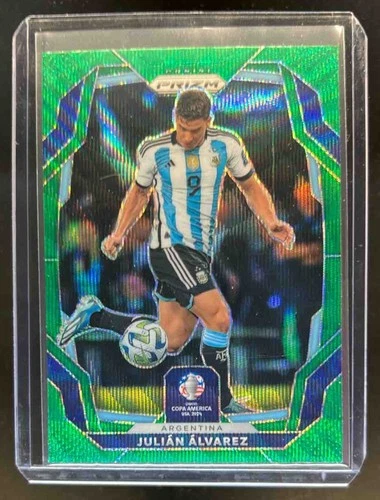 Julián Álvarez 2024 Panini Prizm Green Wave