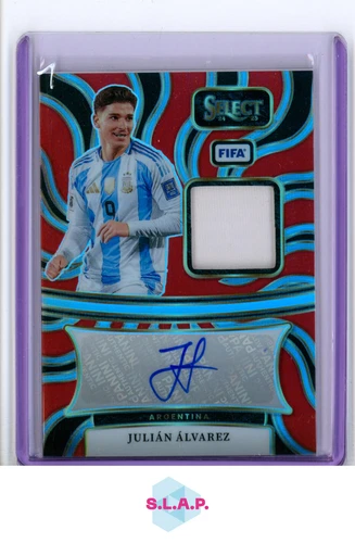 Julián Álvarez 2024 Panini Prizm Select Red