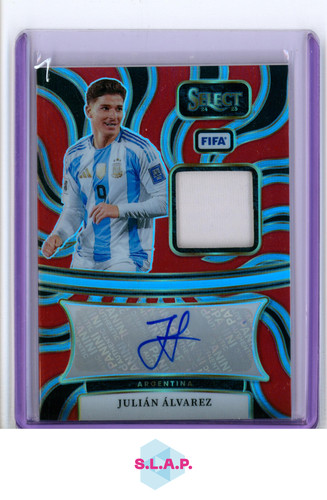 Julián Álvarez 2024 Panini Prizm Select Rojo