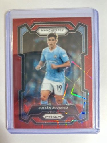Julián Álvarez 2023 Panini Prizm Unknown Parallel /49