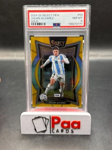 Julián Álvarez 2024 Panini Select Gold /10