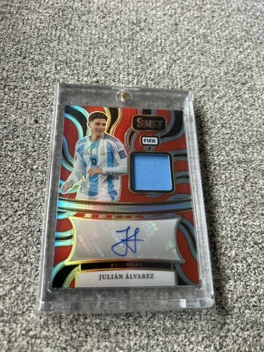 Julián Álvarez 2024 Panini Select Red