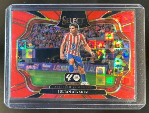 Julián Álvarez 2025 Panini Select Rojo Pandora Prizm #218
