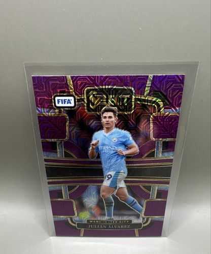 Julián Álvarez 2023 Panini Select Viola Mojo Prizm