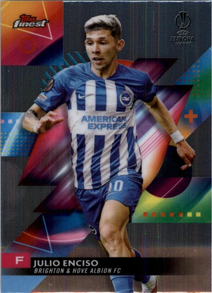Julio Enciso 2023 Topps Finest UEFA Club Competitions