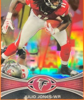 Julio Jones 2012 Topps Chrome Orange Refractor /25