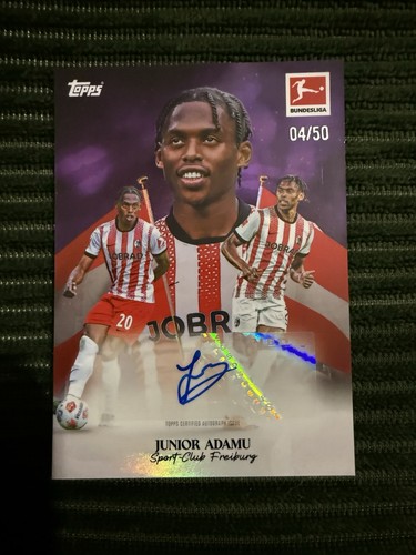 Junior Adamu 2025 Topps International Stars Bundesliga /50