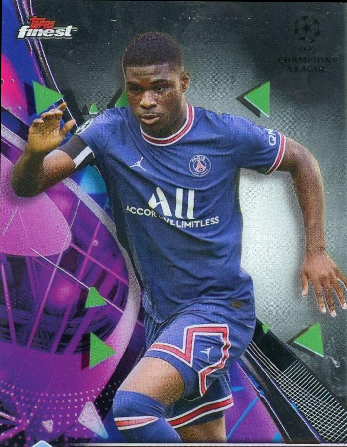 Junior Dina Ebimbe 2021 Topps Finest UEFA 12