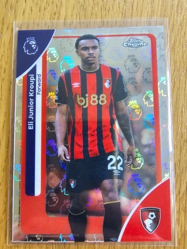 Junior Kroupi 2025 Topps Chrome Logofractor