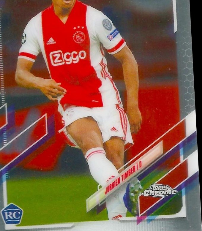 Jurrien Timber 2020 Topps Chrome UCC 71