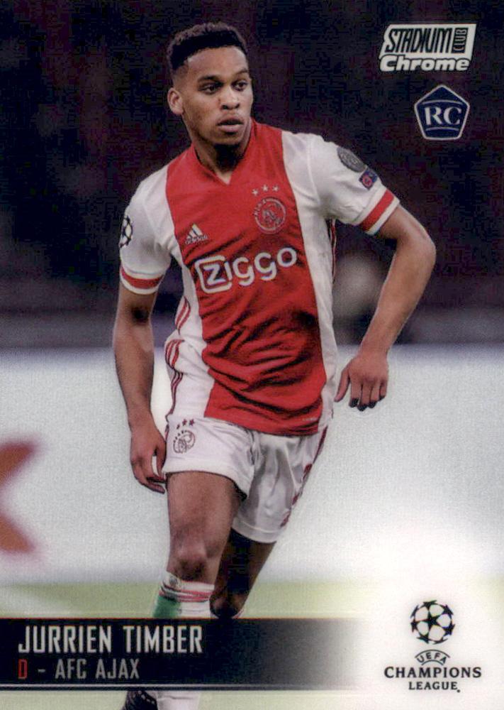 Jurrien Timber 2020 Topps Stadium Club Chrome UEFA 7