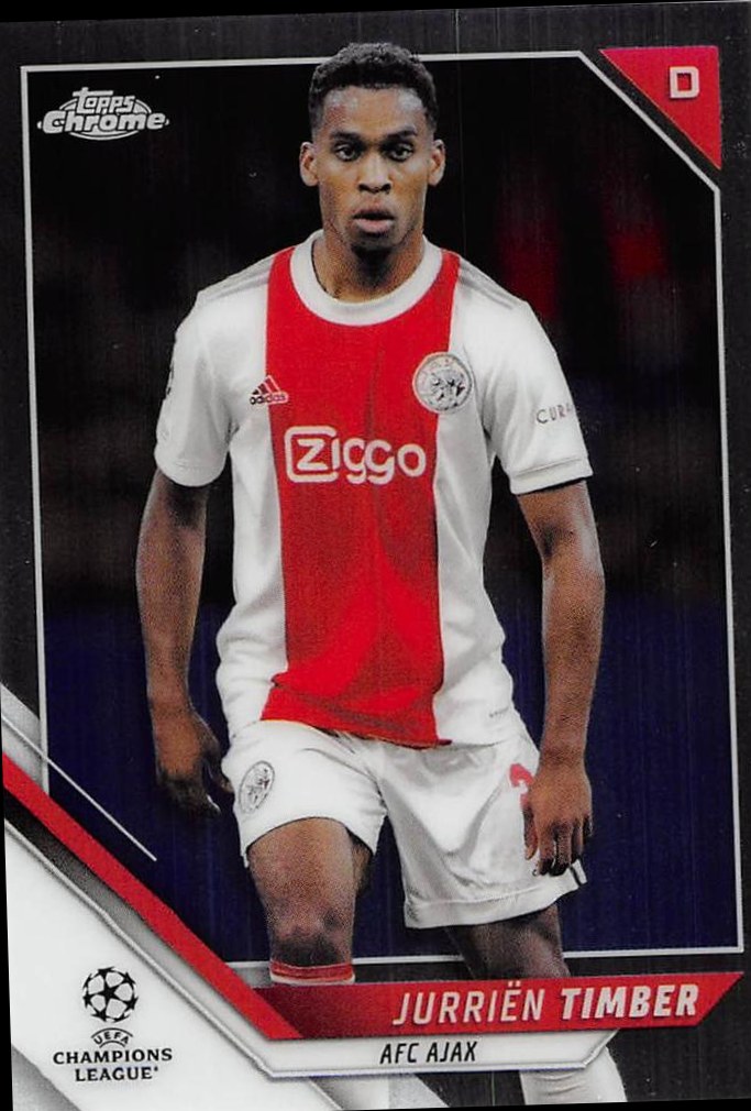 Jurriën Timber 2021 Topps Chrome UCC 43