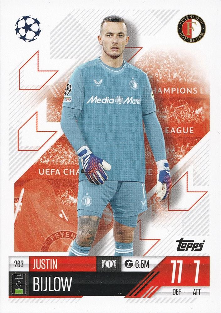 Justin Bijlow 2024 Topps Match Attax UEFA Club Competitions