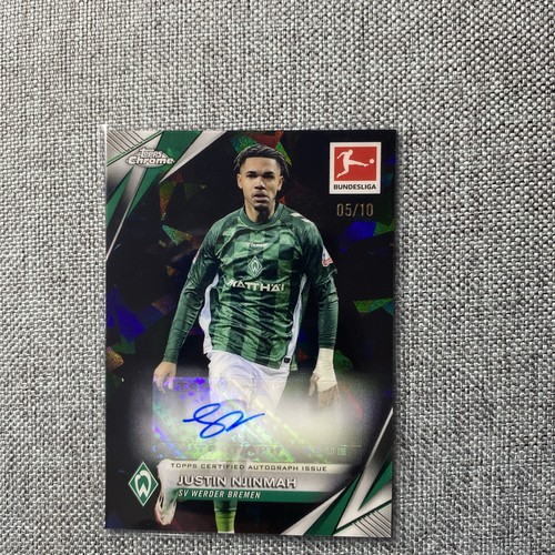 Justin Njinmah 2024 Topps Chrome Sapphire /10