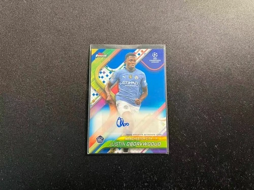 Justin Oboavwaduo 2024 Topps Finest Blue /150