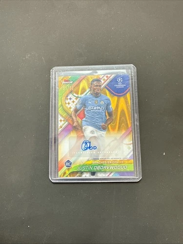 Justin Oboavwoduo 2024 Topps Finest Gold /50