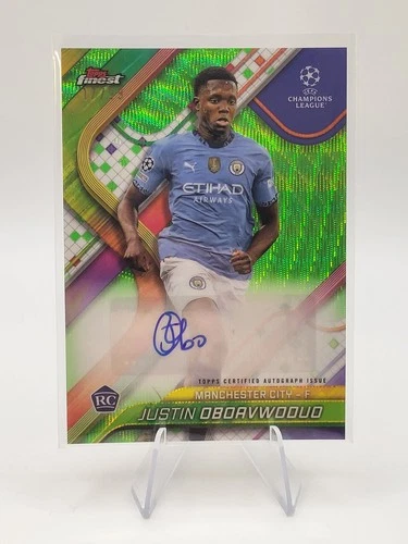 Justin Odoavwoduo 2024 Topps Finest Green Wave /99