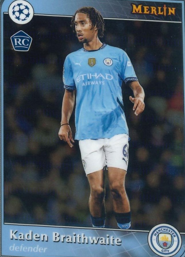 Kaden Braithwaite 2024 Topps Merlin UEFA Club Competitions