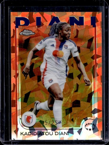 Kadidiatou Diani 2024 Topps Chrome Orange Refractor /25